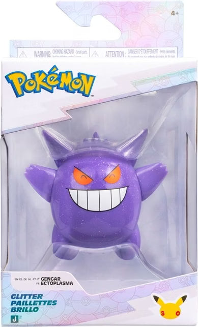 Pokemon Jazwares - Jubilum Glitzer-Figur Gengar