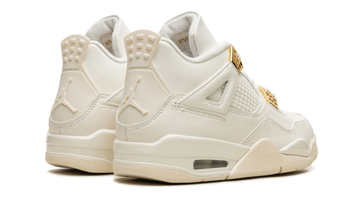 Nike Air Jordan 4 Retro Metallic Gold Sail (Damen)