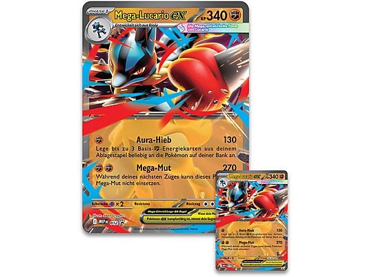 Pokémon Mega-Lucario Figuren-Kollektion Sammelkarten