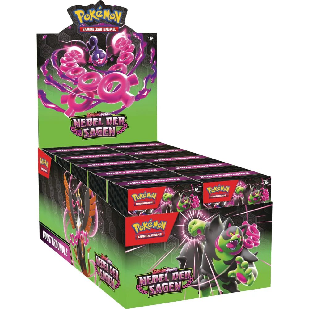 Pokemon Nebel der Sagen Booster Bundle Display (10) Folie kleiner Riss