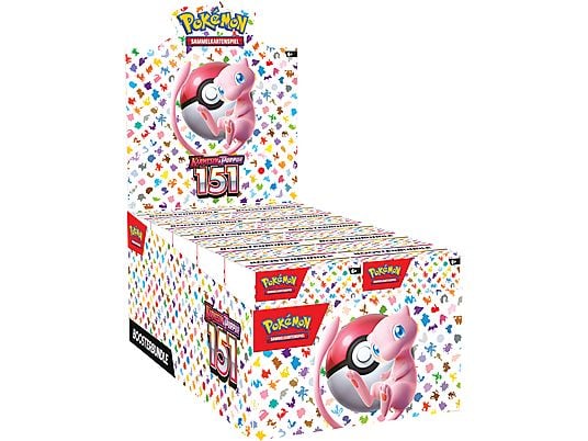 Pokémon TCG Karmesin & Purpur 151 Booster Bundle Display (deutsch)