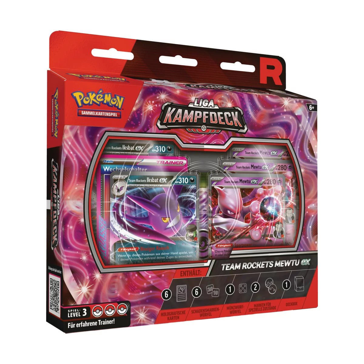 Pokemon Team Rockets Mewtu EX Liga Kampfdeck (deutsch)