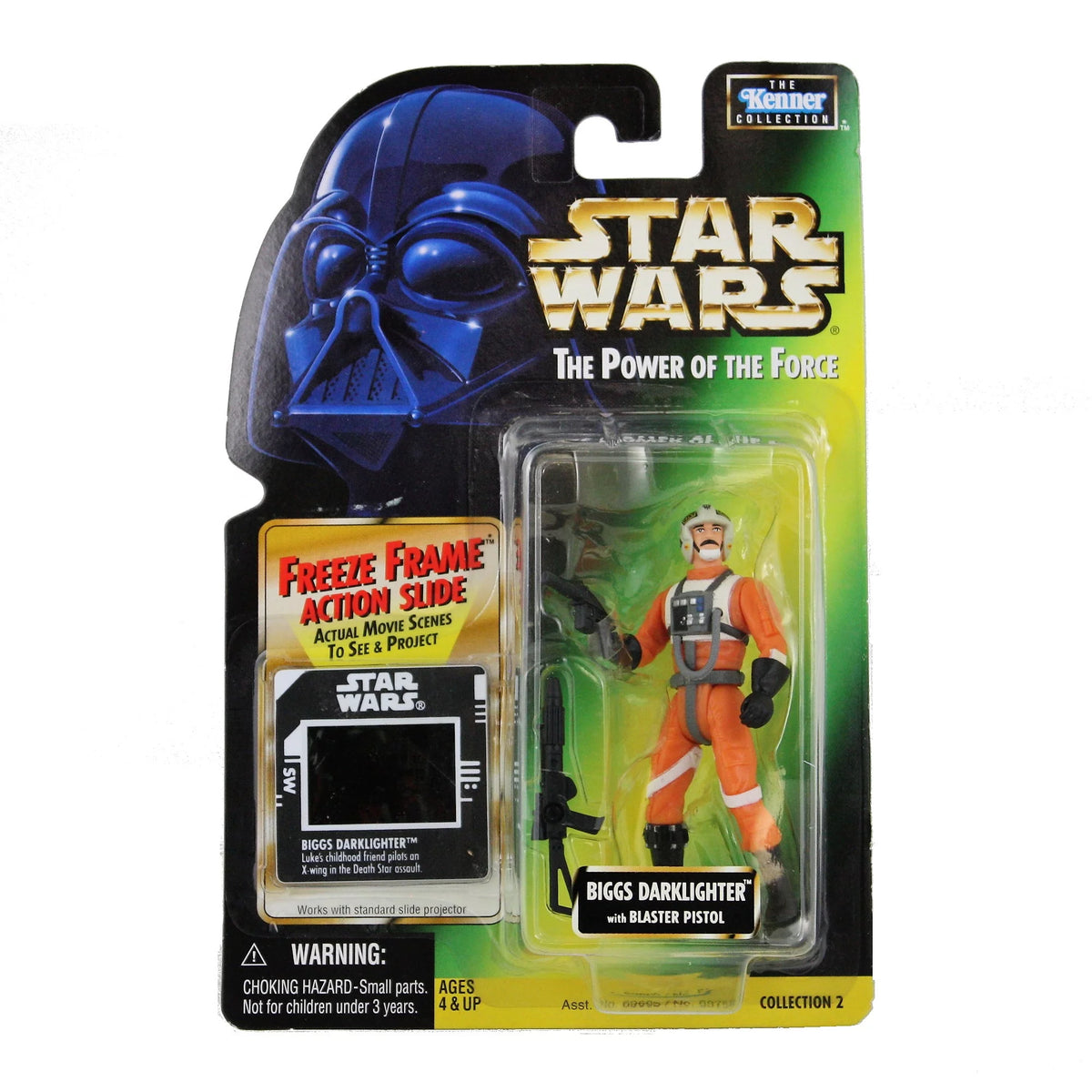 Star Wars the Power of the Force Biggs Darklighter Figure With Blaster Pistol Kenner 1997