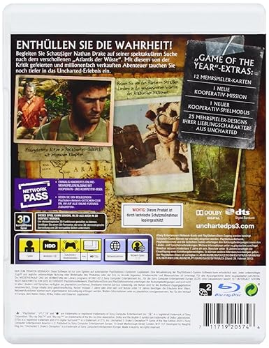 Erlebe das Abenteuer in Uncharted 3 für PS3! Hol dir die Game of the Year Edition und tauche in die packende Story ein!