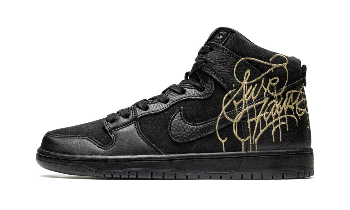 Nike SB Dunk High FAUST Black Gold