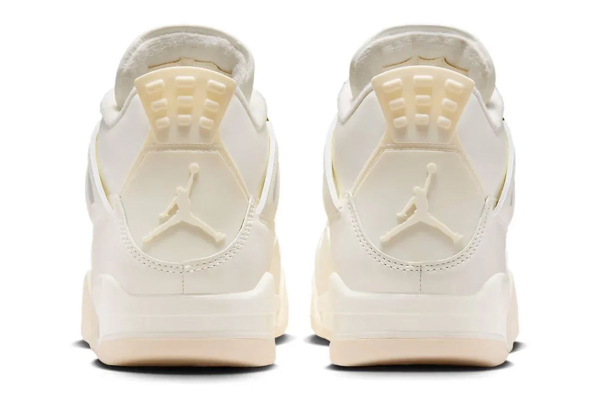 Nike Air Jordan 4 Retro Metallic Gold Sail Damen sneaker