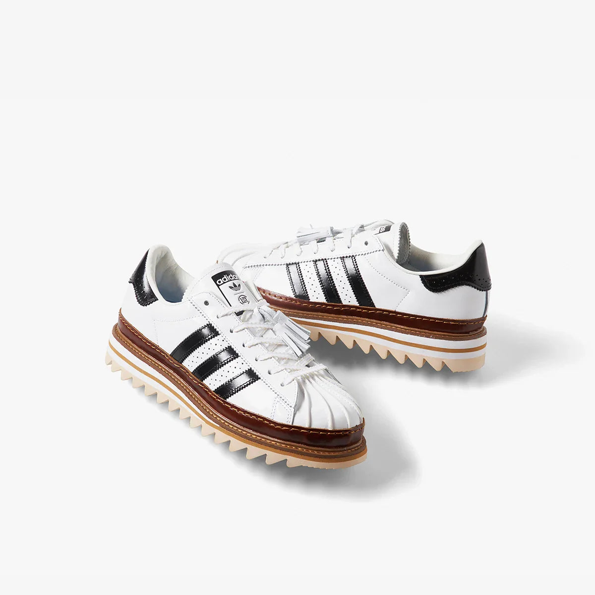 ADIDAS SUPERSTAR CLOT BY EDISON CHEN WHITE CRYSTAL SAND LIMITED (WEISS)