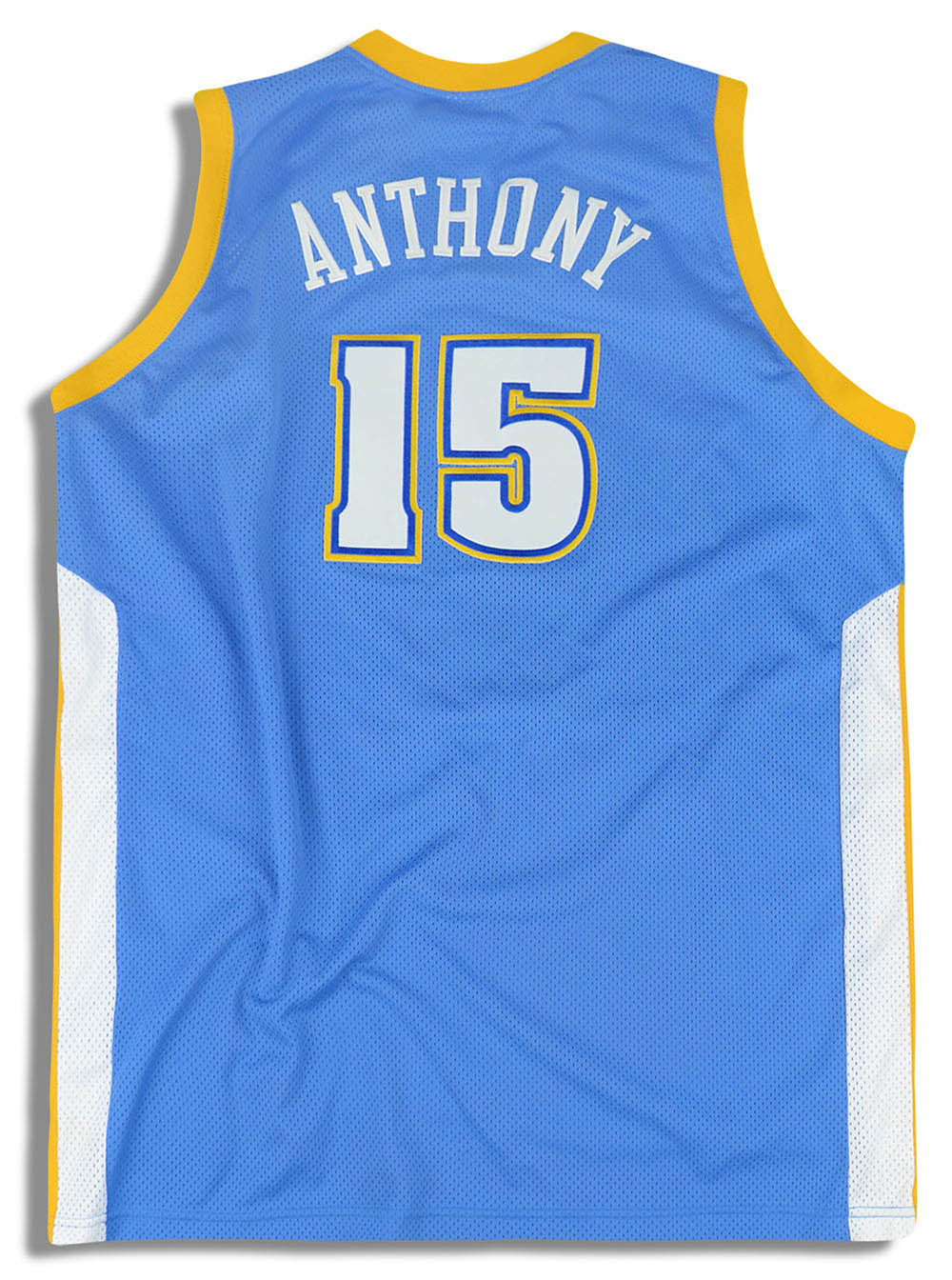 CHAMPION AUTHENTIC DENVER NUGGETS ANTHONY 15 JERSEY (AWAY)