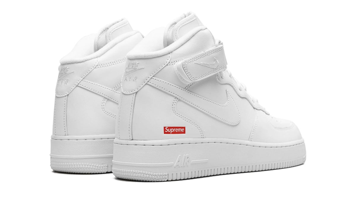 Nike Air Force 1 Mid Supreme - Mini Box Logo White