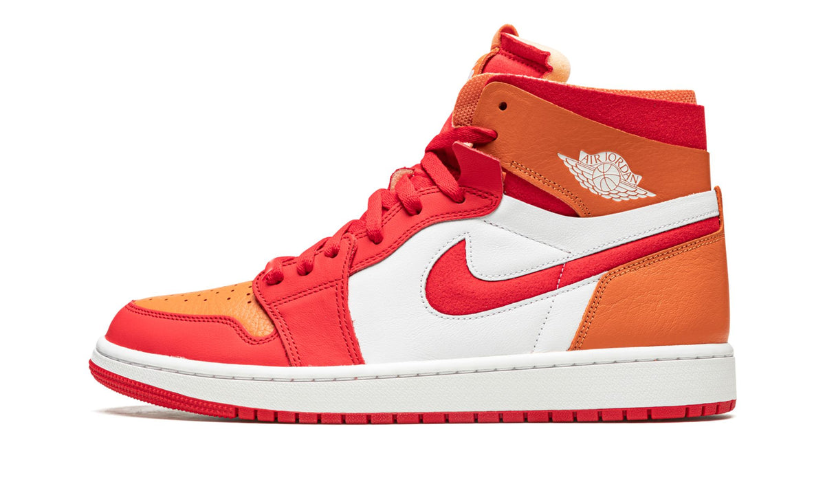 Nike Air Jordan 1 High Zoom Air CMFT Fire Rot Hot Curry WMNS Schuhe