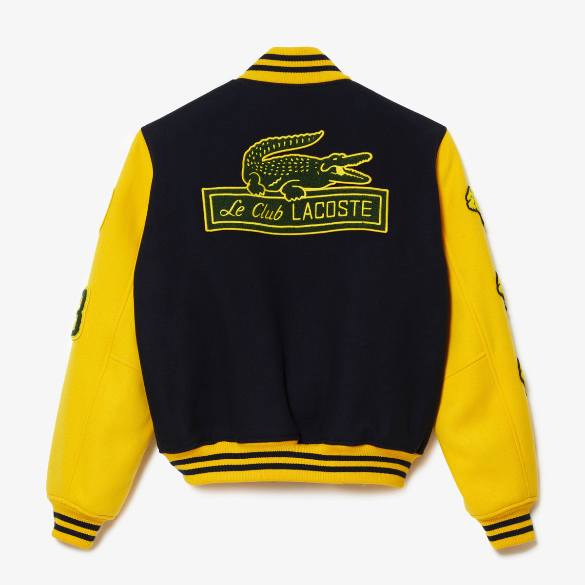 Lacoste BLOUSON Unisex Two-Tone Wool Bomber Jacket