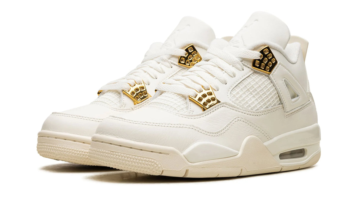 Nike Air Jordan 4 Retro Metallic Gold Sail (Damen)