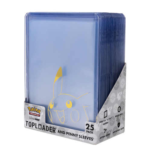 Ultra Pro Pikachu TOPLOADER Combo Pack - Pokémon Trading Card Game