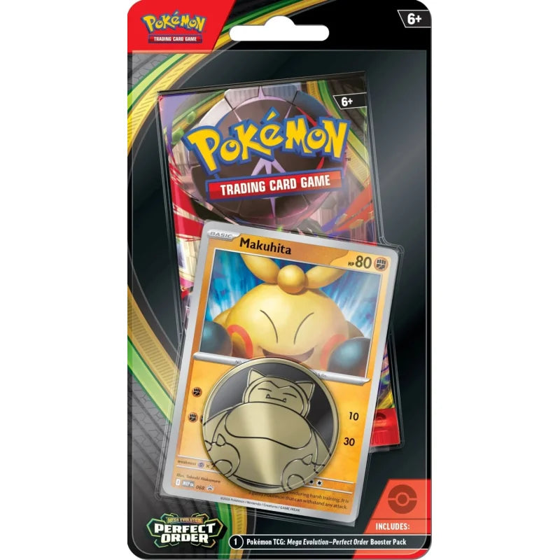 Pokemon Mega Evolution Perfect Order Checklane Blister - Makuhita (Englisch)
