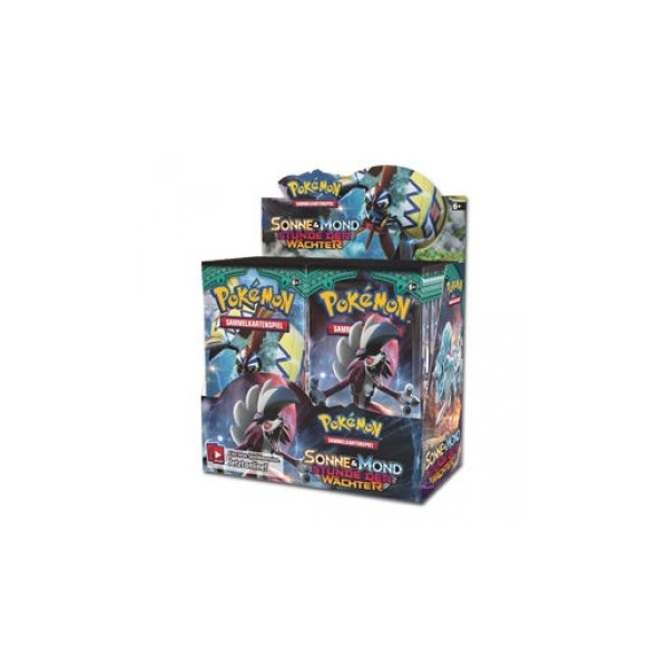 Pokémon TCG Sonne und Mond Stunde der Wächter Display Deutsch