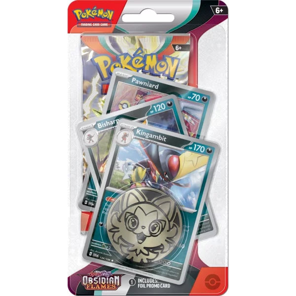 Pokemon TCG Karmesin & Purpur Obsidian Flammen Blister Premium (Englisch)