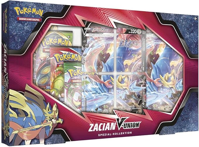 Pokemon Zacian V Union Spezial Kollektion (Kleine Risse Box)