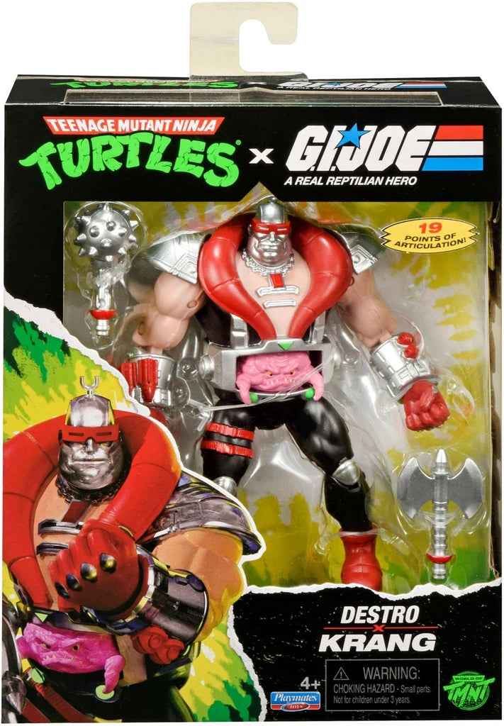 Teenage Mutant Ninja Turtles x G.I. Joe
Crossover Classics Actionfigur Krang Droid x
Destro 12 cm
