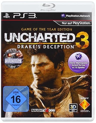 Erlebe das Abenteuer in Uncharted 3 für PS3! Hol dir die Game of the Year Edition und tauche in die packende Story ein!