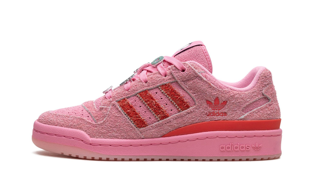 Entdecke die adidas Forum Low "The Grinch" in Pink! Stylisch und bequem – jetzt sichern und deinen Look aufpeppen