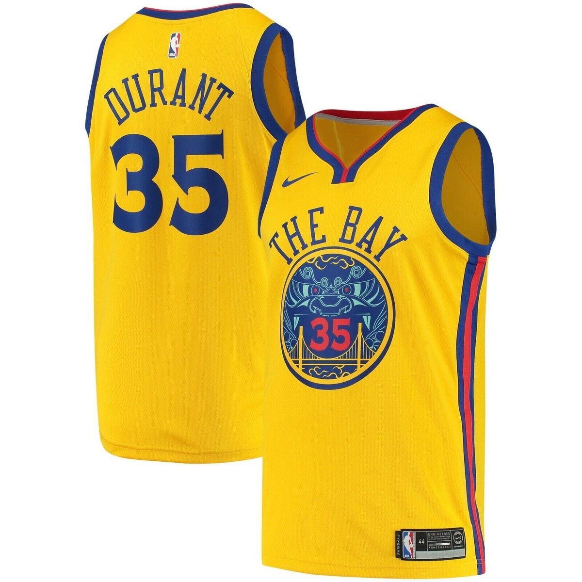 Nike Kevin Durant Golden State Warriors City Edition Swingman Jersey The Bay