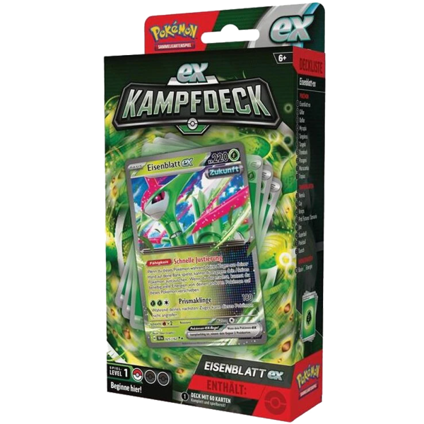 Pokémon-Sammelkartenspiel: Kampfdeck Eisenblatt-ex
