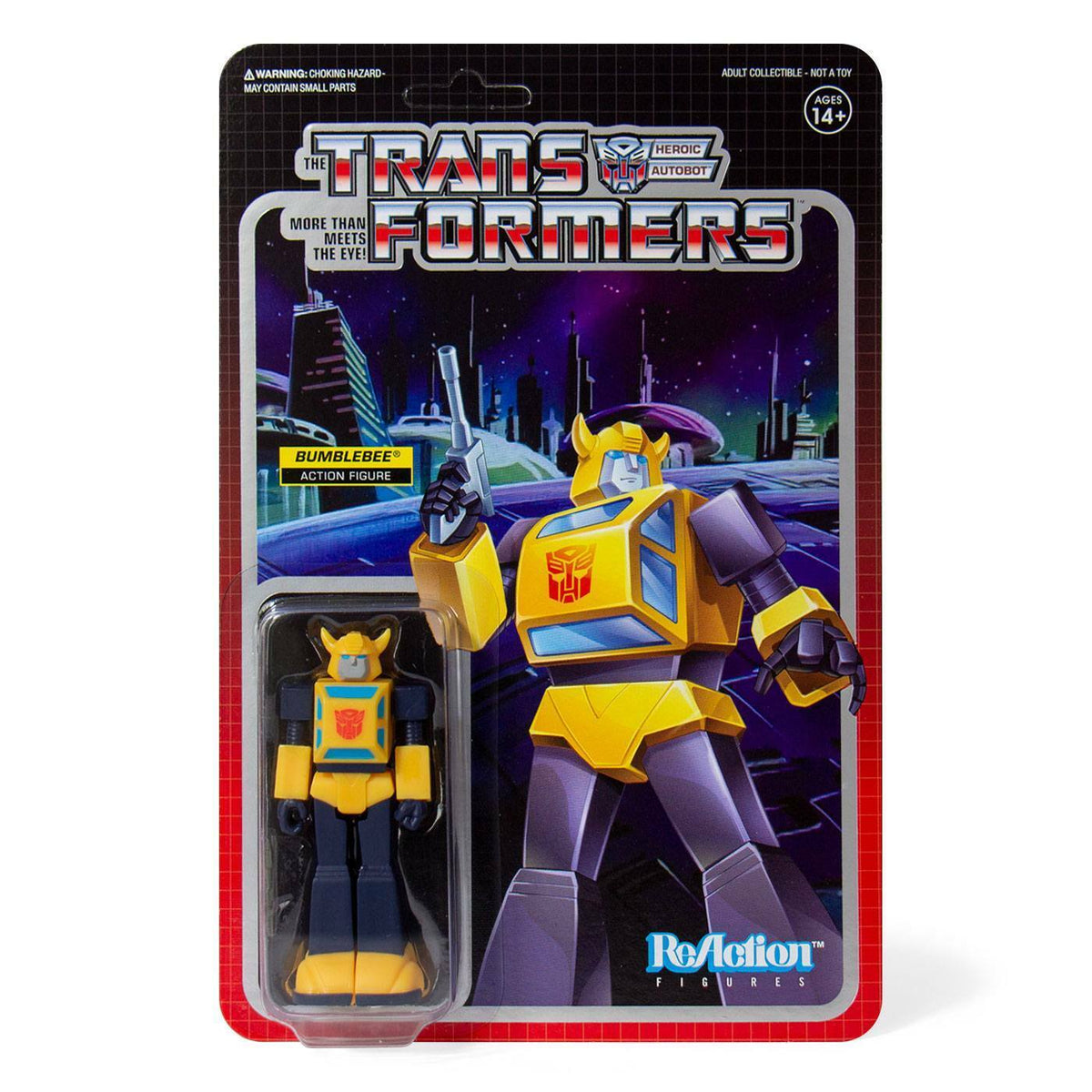 Transformers Bumblebee Autobot ReAction Wave 1 Super7